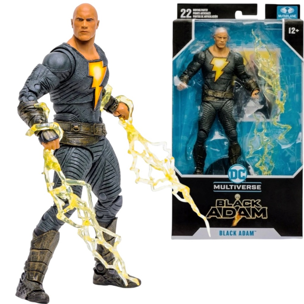 DC Multiverse Black Adam Action Figure McFarlane Toys 7” w/ Accessories - Coll